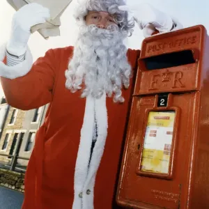 Run along to the post box! Santa - alias Peter Clifford - is warning Run along to the post box! Santa - alias Peter Clifford - is warning