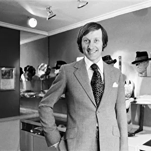Rupert Lycett Green seen here modelling the latest menswear at Blades