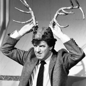 Russell Harty on his early evening show called Harty, 2nd November 1983 Russell Harty on his early evening show called Harty, 2nd November 1983