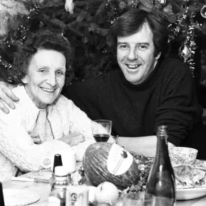 Russell Harty and Mother at Settle Farmhouse Print, 1977