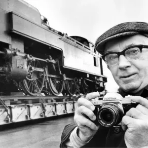 Russell Snowball, aged 61, of Fenham at North Shields to see the unloading of a Danish