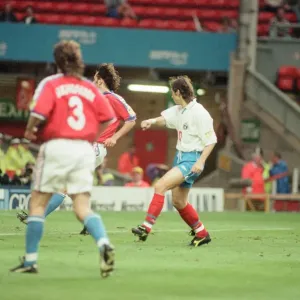 Russia 3-3 Czech Republic, Euro 1996 Group C match at Anfield Russia 3-3 Czech Republic, Euro 1996 Group C match at Anfield