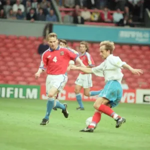 Russia 3-3 Czech Republic, Euro 1996 Group C match at Anfield Russia 3-3 Czech Republic, Euro 1996 Group C match at Anfield