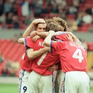Russia 3-3 Czech Republic, Euro 1996 Group C match at Anfield Russia 3-3 Czech Republic, Euro 1996 Group C match at Anfield