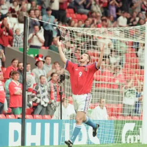 Russia 3-3 Czech Republic, Euro 1996 Group C match at Anfield Russia 3-3 Czech Republic, Euro 1996 Group C match at Anfield