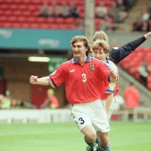 Russia 3-3 Czech Republic, Euro 1996 Group C match at Anfield Russia 3-3 Czech Republic, Euro 1996 Group C match at Anfield