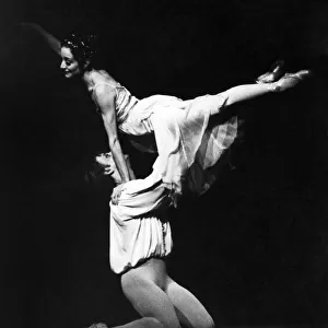 Russia ballet dancer Mikhail Baryshnikov in his debut with the Royal Ballet at Convent