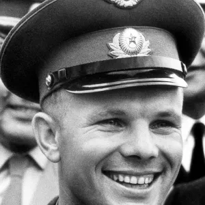 Russian cosmonaut Yuri Alekseyevich Gagarin (the first man in space Russian cosmonaut Yuri Alekseyevich Gagarin (the first man in space