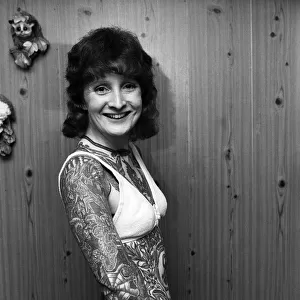 Rusty Field, tattooed lady. 28th November 1975