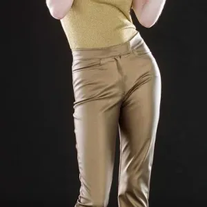 Ruth Kemmer in Gold Attire Applying Blusher Print 1996