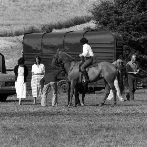 Sabrina Guinness with Prince Charles August 1979 at Midhurst stables Sabrina Guinness with Prince Charles August 1979 at Midhurst stables