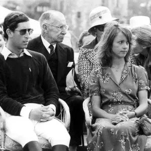 Sabrina Guinness and Prince Charles Polo Match Print August 1979 Sabrina Guinness and Prince Charles Polo Match Print August 1979