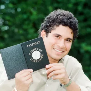 Sachin Tendulkar, first overseas signing for Yorkshire County Cricket Club Sachin Tendulkar, first overseas signing for Yorkshire County Cricket Club