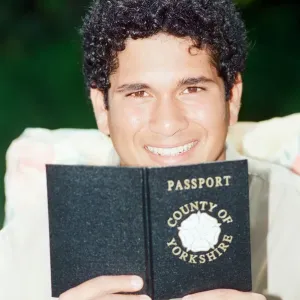 Sachin Tendulkar, first overseas signing for Yorkshire County Cricket Club Sachin Tendulkar, first overseas signing for Yorkshire County Cricket Club