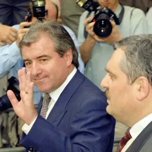 Sacked manager of Tottenham Hotspur Football Club Terry Venables arrives at the High Sacked manager of Tottenham Hotspur Football Club Terry Venables arrives at the High