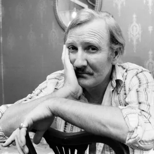 A sad looking Leslie Phillips, pictured after having his house stripped of thousands of