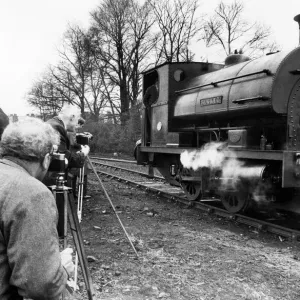 Rocket Saddle Tank Steam Locomotive Print - April 1972 Rocket Saddle Tank Steam Locomotive Print - April 1972