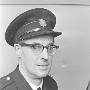 Saffron Walden Firemen 1970. Station Officer Fred Drane
