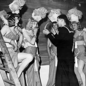 Sailors of the Royal Navy present a topical revue called Pacific Show Boat