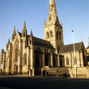 Salford Cathedral, Manchester. 21st January 1992. The Cathedral Church of St Salford Cathedral, Manchester. 21st January 1992. The Cathedral Church of St