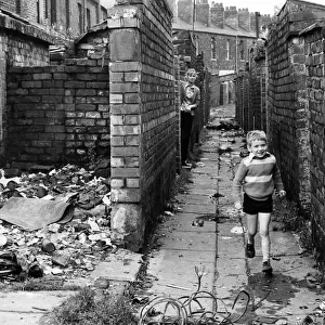 Salford has the "worst slums in Europe": Five year old Jeffrey Slean "