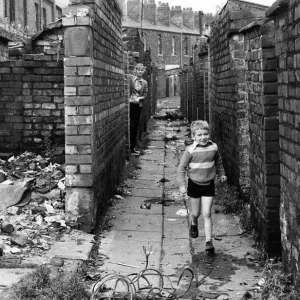 Salford Slum Conditions Print, October 1974 Salford Slum Conditions Print, October 1974