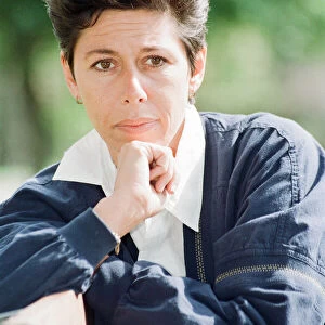 Sally Becker, British Aid Worker and Heroine, pictured 10th September 1993
