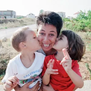 Sally Becker, British Aid Worker pictured August 1993. Returns to Mostar Sally Becker, British Aid Worker pictured August 1993. Returns to Mostar