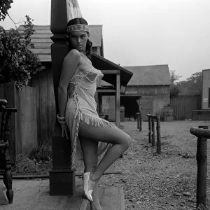 Sally Douglas as she appears in the film "Carry on Cowboy"