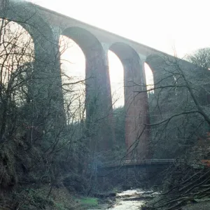 Saltburn Viaduct Print, 25th March 1991