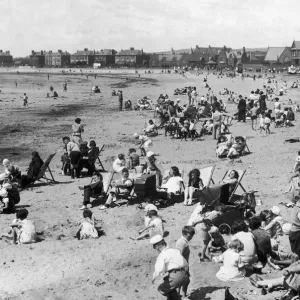 Saltcoats beach in Scotland was once the ideal holiday destination Saltcoats beach in Scotland was once the ideal holiday destination