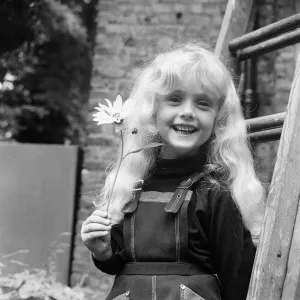 Samantha Gates Child Model Print 1971 Samantha Gates Child Model Print 1971