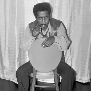 Sammy Davis Jnr. rehearsing for his new West End show 16th August 1969 Sammy Davis Jnr. rehearsing for his new West End show 16th August 1969