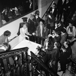 Sandie Shaw at her 21st Birthday Party held at Madame Tussauds. 26th February 1968 Sandie Shaw at her 21st Birthday Party held at Madame Tussauds. 26th February 1968