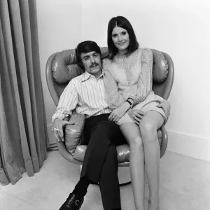 Sandie Shaw with Jeff Banks Print, 13th September 1969
