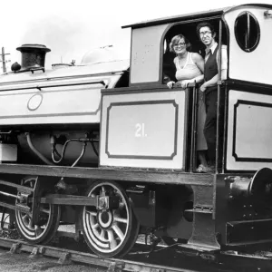 Tanfield Railway Footplate Print 28th August 1975 Tanfield Railway Footplate Print 28th August 1975