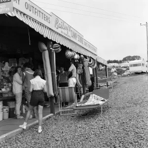 Sandy Bay Caravan site, near Exmouth, Devon. 14th July 1961 Sandy Bay Caravan site, near Exmouth, Devon. 14th July 1961