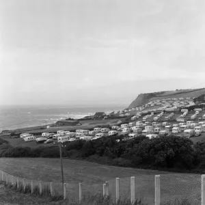 Sandy Bay Caravan site, near Exmouth, Devon. 14th July 1961 Sandy Bay Caravan site, near Exmouth, Devon. 14th July 1961