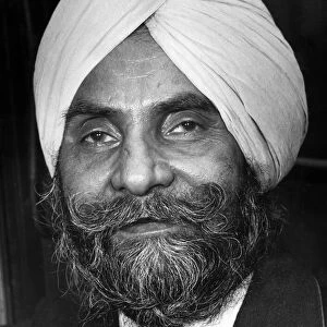 Sant Singh Shattar, Royal Mail Postal Worker, pictured 6th October 1960