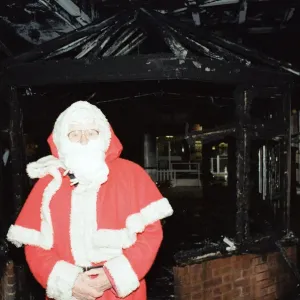 Santas Grotto at Broad Street Mall burns down. 19th December 1990 Santas Grotto at Broad Street Mall burns down. 19th December 1990