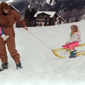 Sarah, Duchess of York in Klosters Print Sarah, Duchess of York in Klosters Print