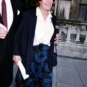 Sarah Keays Ex Mistress of Conservative politician Cecil Parkinson leaving the High Court