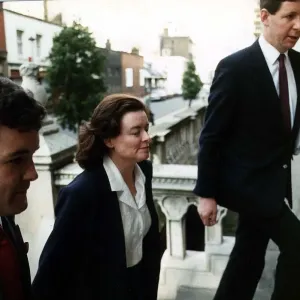 Sarah Keays who had an affair with Cecil Parkinson arrives at High Court Sara Keays who Sarah Keays who had an affair with Cecil Parkinson arrives at High Court Sara Keays who