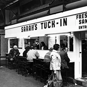 Sarahs Tuck-In, Newcastle. 29th April 1990