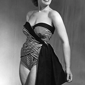 Sarong swimsuit beachwear 1952