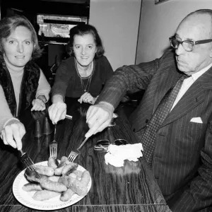 Marine Ices Sausage Tasting Panel Print, 24th September 1975