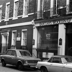 Savile Row Print, Mayfair, Central London 1971 Savile Row Print, Mayfair, Central London 1971