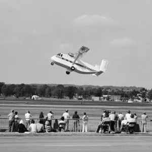 A SC7 Skyvan pictured at the Farnborough Air Show. 5th September 1978 A SC7 Skyvan pictured at the Farnborough Air Show. 5th September 1978