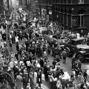 Black and White Print of Dale Street Scene Black and White Print of Dale Street Scene