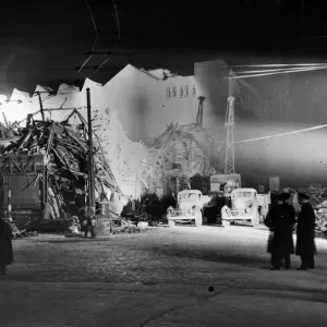 Print of Farringdon Road scene after V Bomb explosion